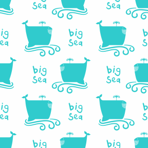 Bild-Nr: 9012827 Lustiger Wal Erstellt von: patterndesigns-com