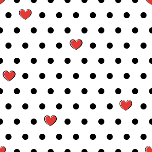 Bild-Nr: 9012873 Romantische Polka Dots Erstellt von: patterndesigns-com