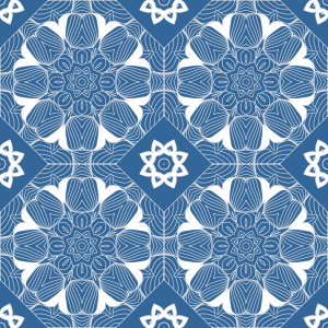 Bild-Nr: 9012920 Geblümte Kachel Erstellt von: patterndesigns-com