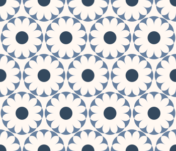 Bild-Nr: 9013068 Azulejo Blumen Erstellt von: patterndesigns-com