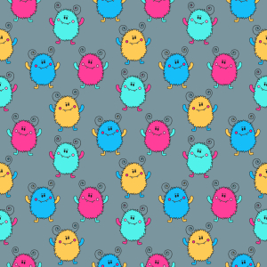 Bild-Nr: 9013082 Liebe Monster Erstellt von: patterndesigns-com