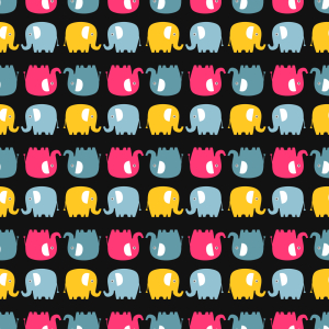 Bild-Nr: 9013121 Elefanten-Silhouetten Erstellt von: patterndesigns-com