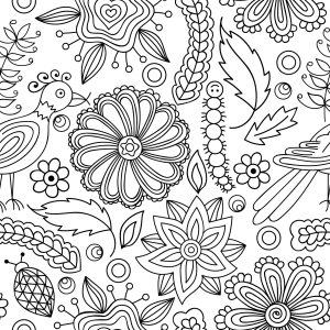 Bild-Nr: 9013142 Süßes Natur-Malbuch Erstellt von: patterndesigns-com