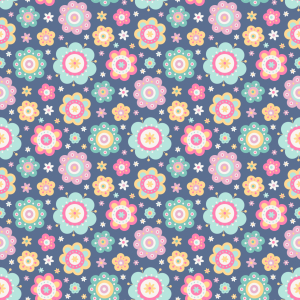 Bild-Nr: 9013205 Flache Blümchen Erstellt von: patterndesigns-com