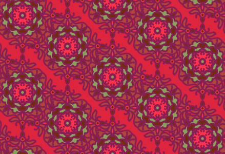 Bild-Nr: 9013448 Florale Diagonalstreifen Erstellt von: patterndesigns-com