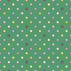 Bild-Nr: 9013552 Umrandete Polka Dots Erstellt von: patterndesigns-com