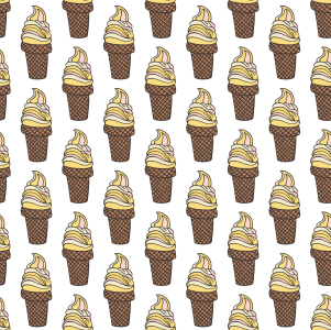 Bild-Nr: 9013557 Bananen Eiscreme Erstellt von: patterndesigns-com