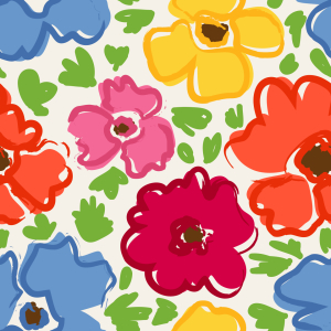 Bild-Nr: 9013643 Bunte Blümchen Erstellt von: patterndesigns-com