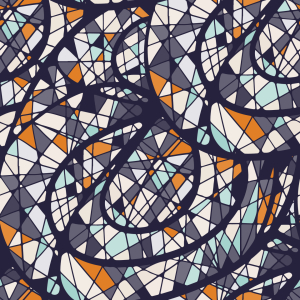 Bild-Nr: 9013682 Grafische Mosaik Kreise Erstellt von: patterndesigns-com