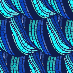 Bild-Nr: 9013743 Gewellte Wellen Elemente Erstellt von: patterndesigns-com