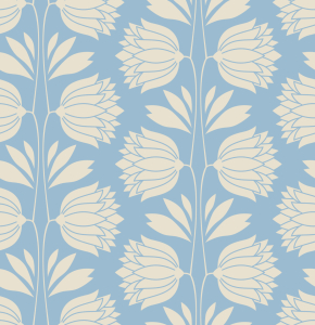 Bild-Nr: 9013750 Vintage Blumen-Silhouetten Erstellt von: patterndesigns-com