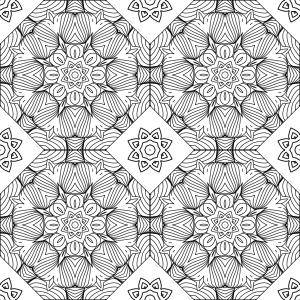 Bild-Nr: 9013777 Florale Linie Für Linie Erstellt von: patterndesigns-com