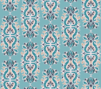 Bild-Nr: 9013798 Florale Retro-Formen Erstellt von: patterndesigns-com