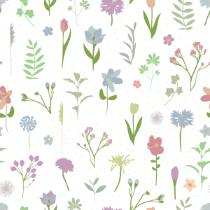 Bild-Nr: 9013806 Frühlingsblumen Zeichnungen Erstellt von: patterndesigns-com