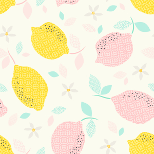 Bild-Nr: 9013838 Grafische Zitrusfrüchten und Blüten Erstellt von: patterndesigns-com