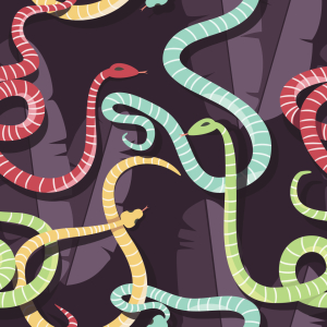 Bild-Nr: 9013868 Freundliche Schlangen Erstellt von: patterndesigns-com