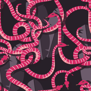 Bild-Nr: 9013888 Dschungel Schlangen Erstellt von: patterndesigns-com