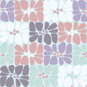 Bild-Nr: 9013919 Mosaik Blüten Pflaster Erstellt von: patterndesigns-com