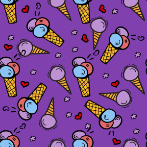 Bild-Nr: 9013956 Ein Herz für Eiscreme Erstellt von: patterndesigns-com