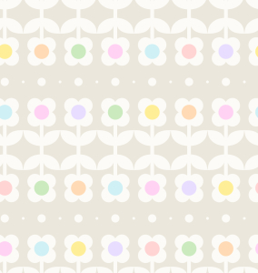 Bild-Nr: 9014033 Niedliche Retro Blume Und Punkte Erstellt von: patterndesigns-com