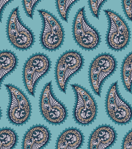 Bild-Nr: 9014043 Seemuschel Paisley Erstellt von: patterndesigns-com