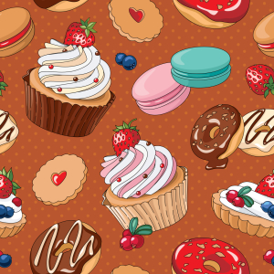 Bild-Nr: 9014051 Verliebt in Desserts Erstellt von: patterndesigns-com