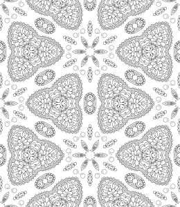 Bild-Nr: 9014134 Blume-Kaleidoskop Erstellt von: patterndesigns-com