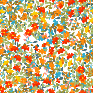 Bild-Nr: 9014213 Fröhliches Blumenlaub Erstellt von: patterndesigns-com