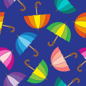 Bild-Nr: 9014220 Bunte Regenschirme Erstellt von: patterndesigns-com