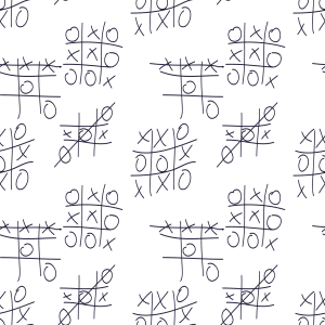 Bild-Nr: 9014234 Tic Tac Toe Spiel Erstellt von: patterndesigns-com