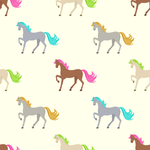 Bild-Nr: 9014244 Kleiner Pferde-Regenbogen Erstellt von: patterndesigns-com
