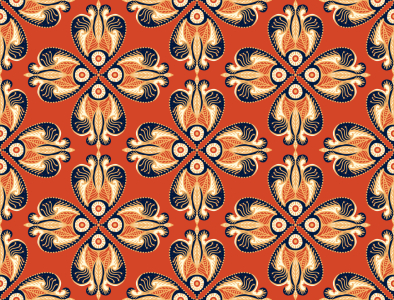 Bild-Nr: 9014262 Retro Blumen-Auge Erstellt von: patterndesigns-com