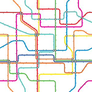 Bild-Nr: 9014280 U-Bahn-Karte Erstellt von: patterndesigns-com