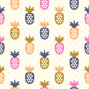 Bild-Nr: 9014327 Ananas Und Dreiecke Erstellt von: patterndesigns-com