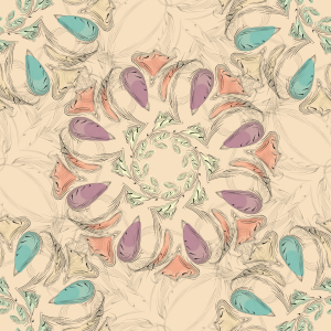 Bild-Nr: 9014399 Filigrane Blumenmagie Erstellt von: patterndesigns-com