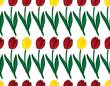 Bild-Nr: 9014474 Tulpen Zeilen Erstellt von: patterndesigns-com