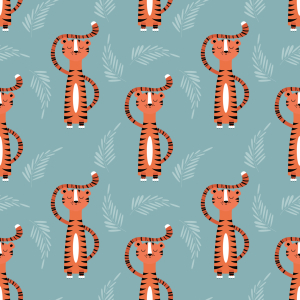 Bild-Nr: 9014497 Niedliche Tiger Erstellt von: patterndesigns-com