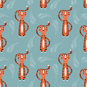 Bild-Nr: 9014497 Niedliche Tiger Erstellt von: patterndesigns-com
