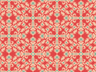 Bild-Nr: 9014545 Ornamente in rot gezeichneten Arabesken Erstellt von: patterndesigns-com