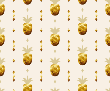 Bild-Nr: 9014618 Goldene Ananas Erstellt von: patterndesigns-com