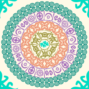 Bild-Nr: 9014704 Adinkra Erstellt von: patterndesigns-com
