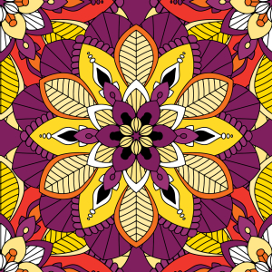 Bild-Nr: 9014713 Mandala Erstellt von: patterndesigns-com
