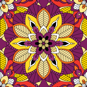 Bild-Nr: 9014713 Mandala Erstellt von: patterndesigns-com