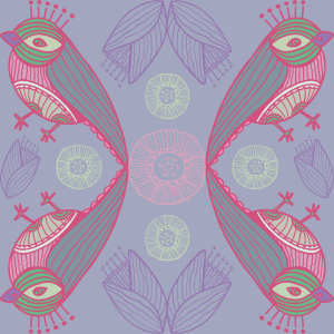 Bild-Nr: 9014729 Mystischer Vogelkuss Erstellt von: patterndesigns-com