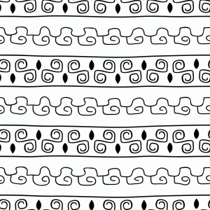 Bild-Nr: 9014830 Ethnische Spiralen und Tropfen Erstellt von: patterndesigns-com