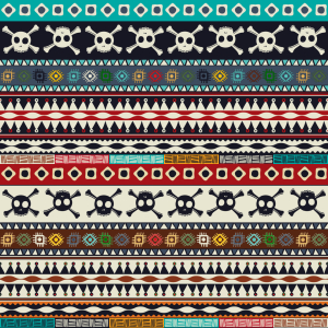 Bild-Nr: 9014891 Aztekische Bordüre Erstellt von: patterndesigns-com
