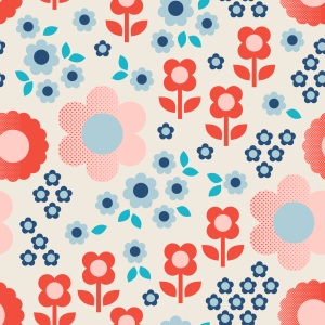 Bild-Nr: 9014916 Halbton Blumen Erstellt von: patterndesigns-com