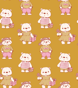 Bild-Nr: 9014931 Glückliche Teddys Erstellt von: patterndesigns-com