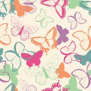 Bild-Nr: 9014943 Niedliche Schmetterlinge Erstellt von: patterndesigns-com