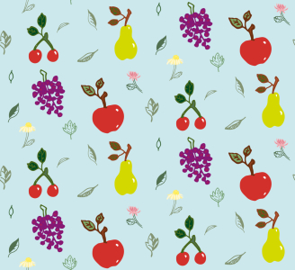 Bild-Nr: 9015003 Garten-Früchte Erstellt von: patterndesigns-com
